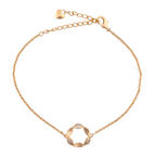 Petal-Link Pavé Circle