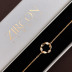 Petal-Link Pavé Circle