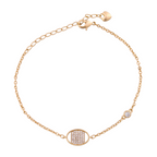 Oval Frame Pavé Square