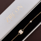 Oval Frame Pavé Square