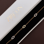 Triple Oval Pavé Link