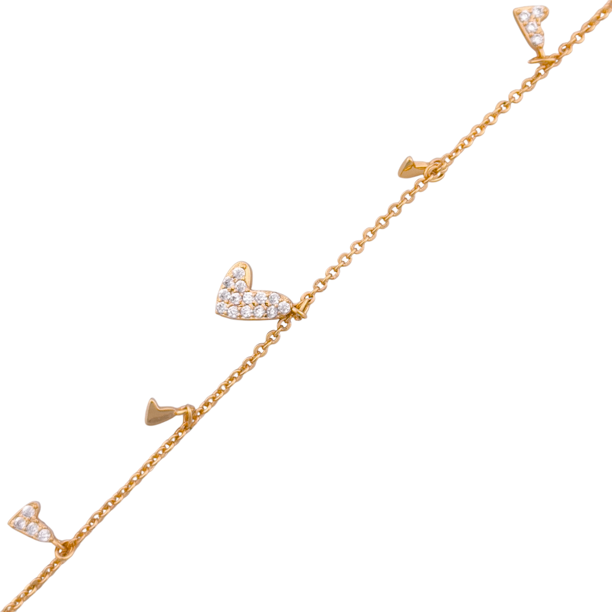 Multi-Heart Pavé Charm