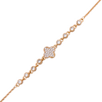 Clover Pavé & Bezel Line