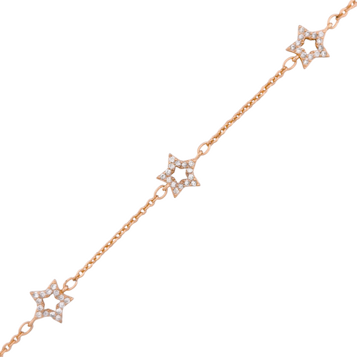 Celestial Spark Triple Star Pavé