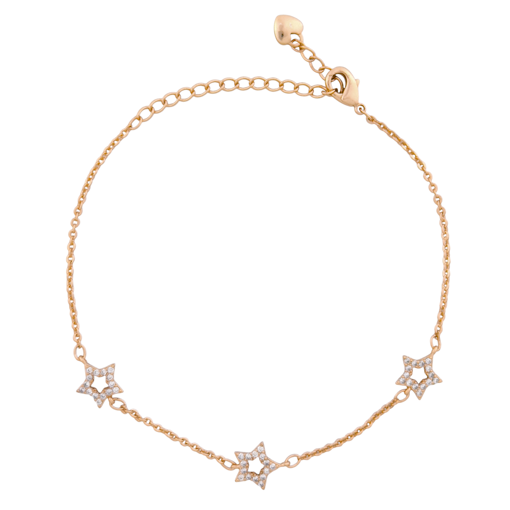 Celestial Spark Triple Star Pavé