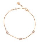 Triple Oval Pavé Charm