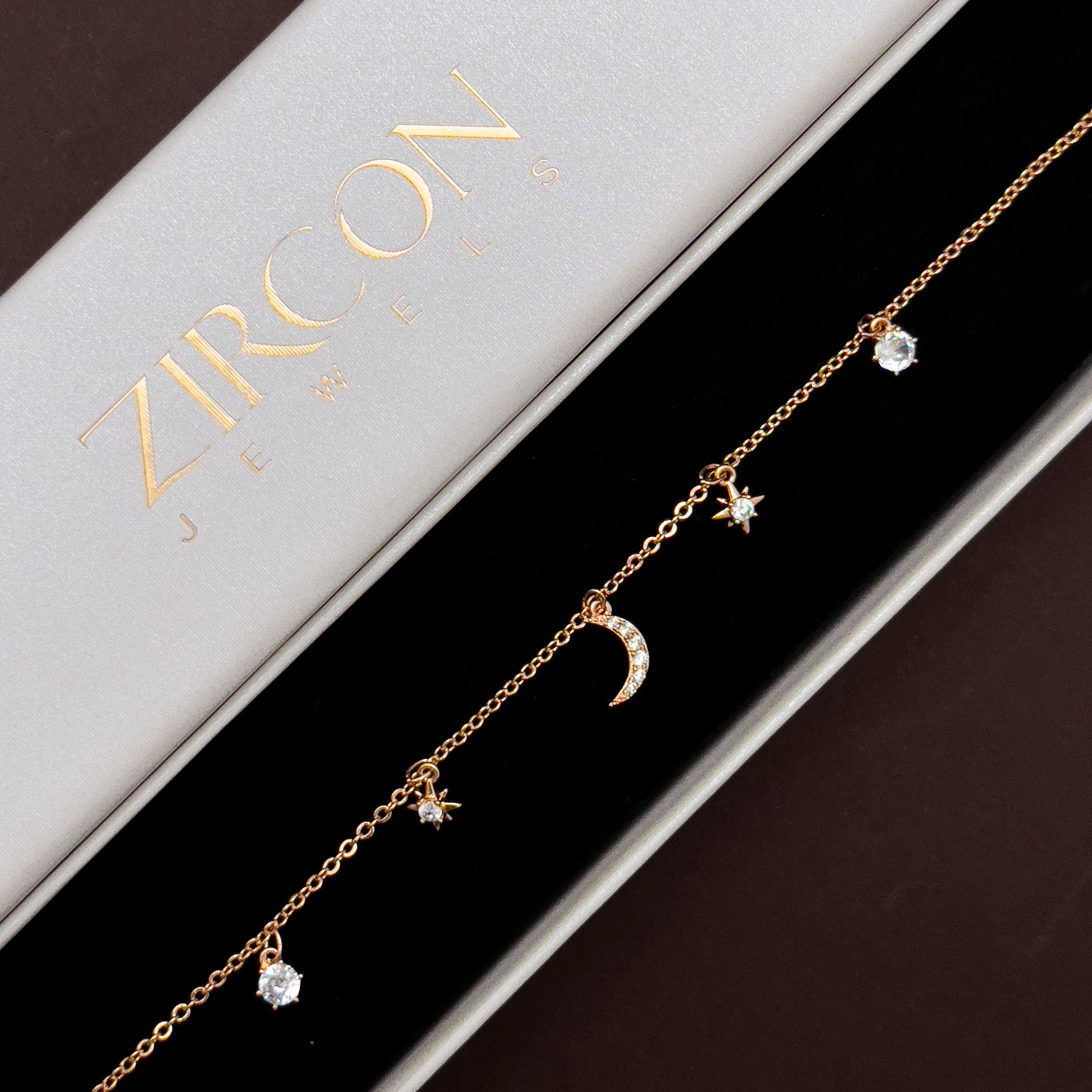 Celestial Dream Moon & Stars Charm