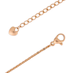 Lobster clasp detail on gold-plated butterfly bracelet on a white background