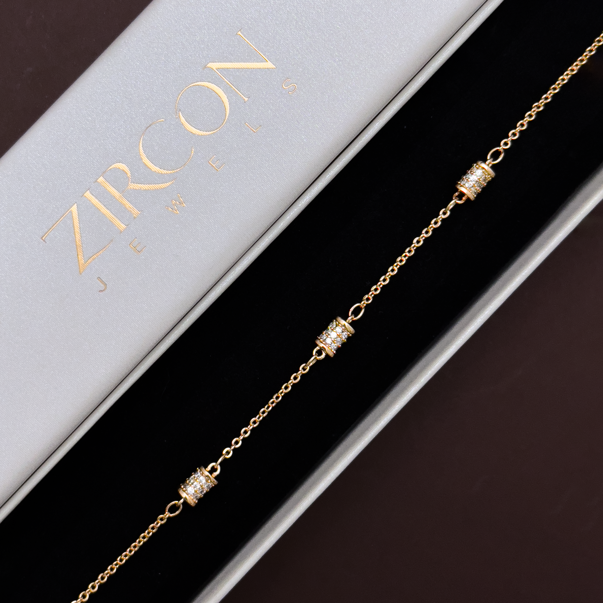 Lumi Cylindre Triple Pavé Barrel