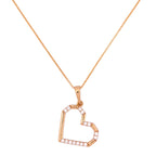 Facet Open-Edge Pavé Heart