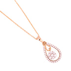 Teardrop Halo Floral Cluster