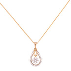 Teardrop Halo Floral Cluster