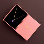 Lavender Solitaire Round