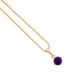 Lavender Solitaire Round