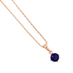 Royal Blue Solitaire Round