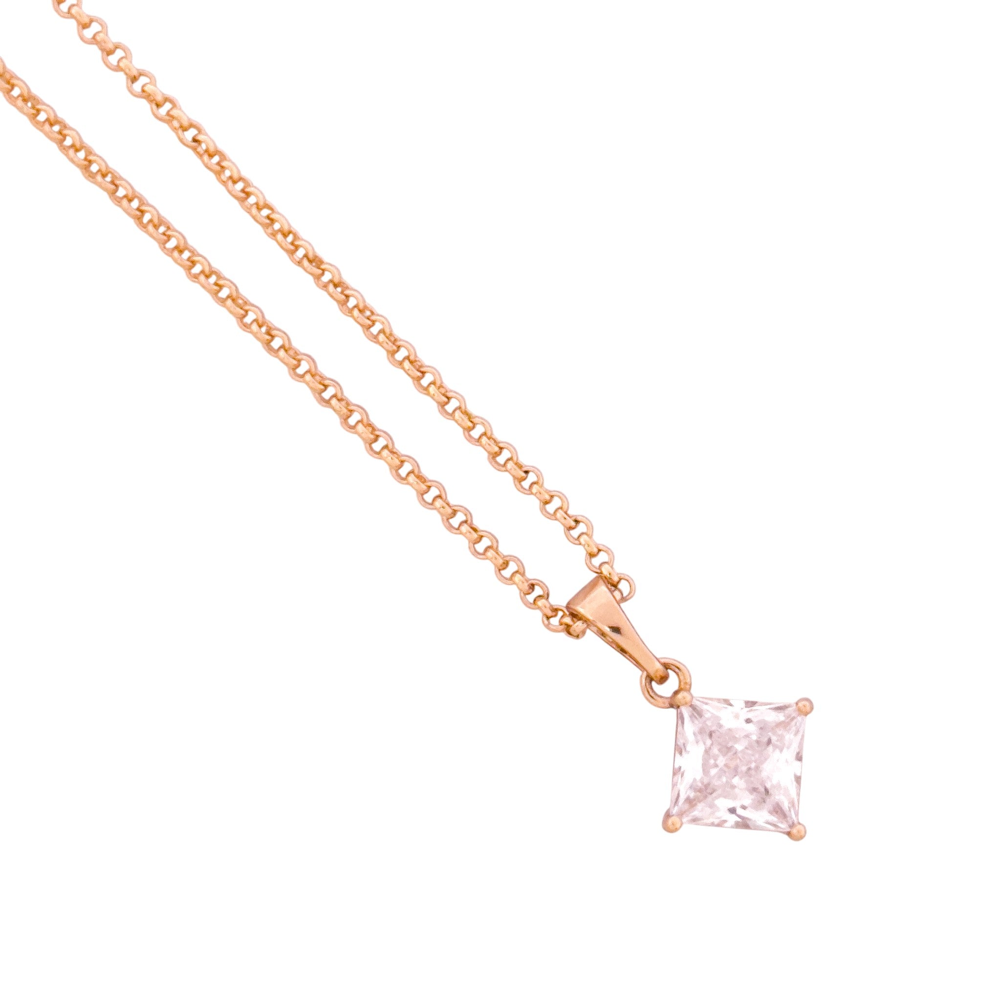 Princess-Cut Square Solitaire