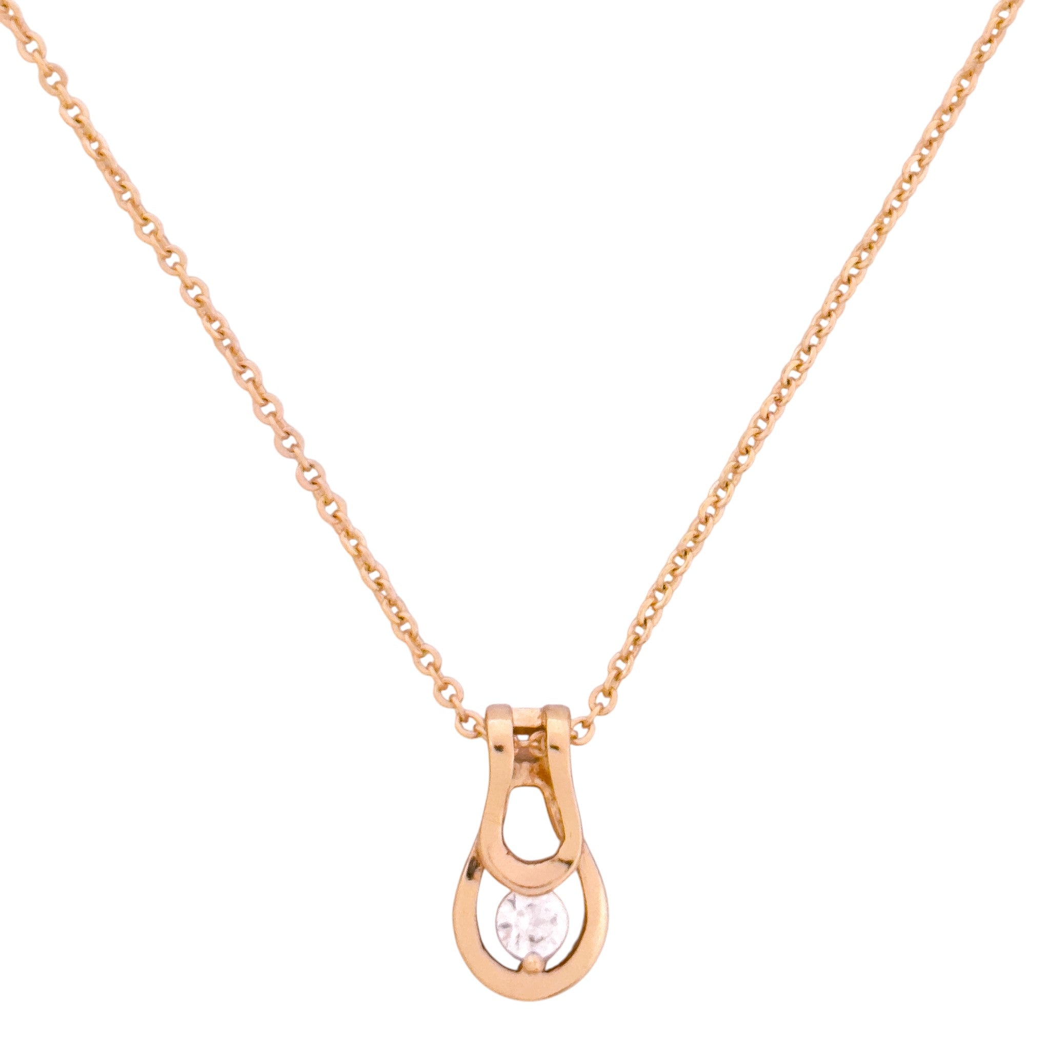 Lyre Teardrop Solitaire