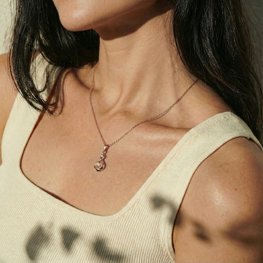 Infinity Heart Teardrop