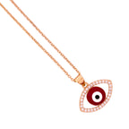 Red Evil Eye Pavé