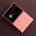 Evil eye pendant necklace in a Zircon Jewels gift box