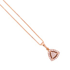 Trinity Pavé Triangle Halo