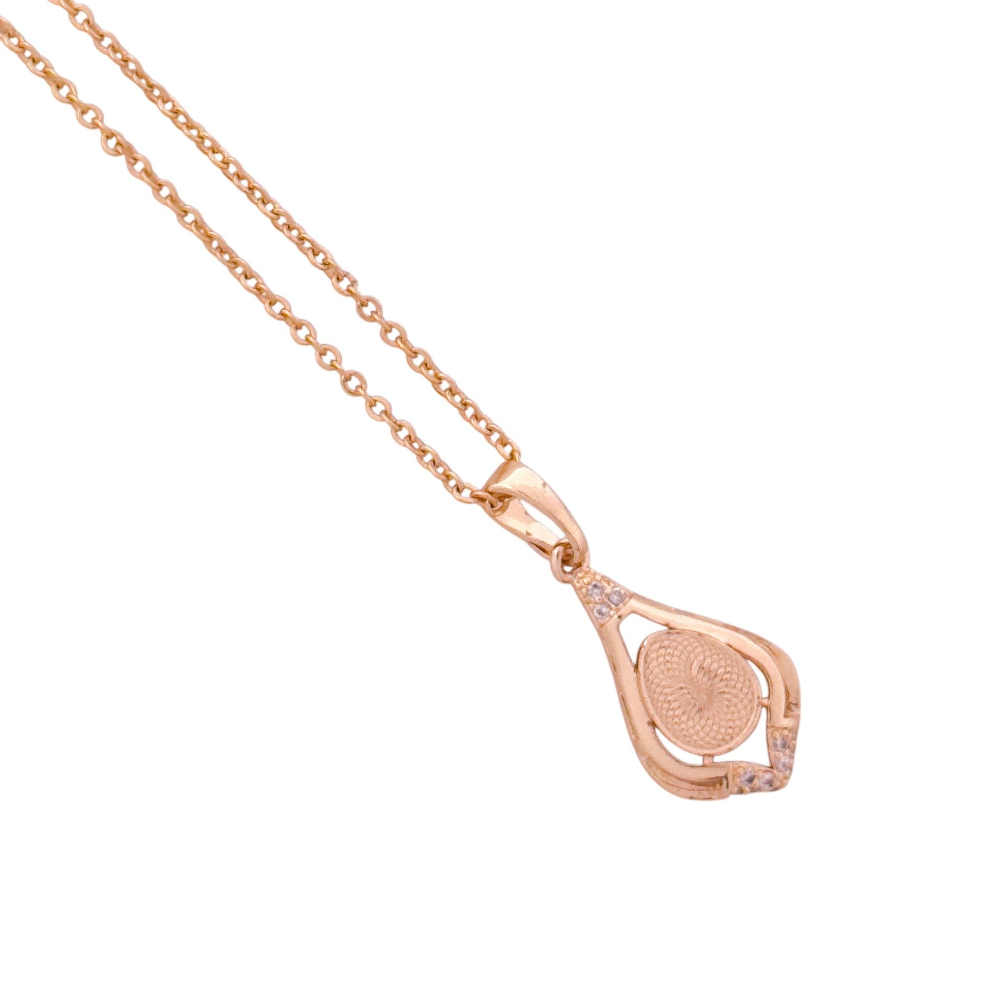 Engraved Teardrop Filigree