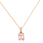 Star Accent Rectangular Solitaire